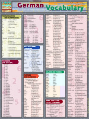 cover image of German Vocabulary